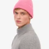 Merinowolle-Mütze – Bubblegum-Pink