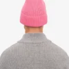 Merinowolle-Mütze – Bubblegum-Pink