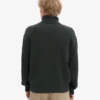 Merinowolle-Rollkragenpullover – Jägergrün