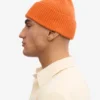 Mütze aus Merinowolle – gebranntes Orange