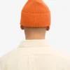 Mütze aus Merinowolle – gebranntes Orange