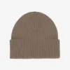 Mütze aus Merinowolle – Warm Taupe