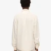 Organic Button Down-Hemd mit Knopfleiste – Elfenbeinweiß