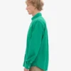 Organic Button Down Hemd mit Knopfleiste – Kellygrün