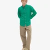 Organic Button Down Hemd mit Knopfleiste – Kellygrün
