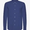 Organic Button Down-Hemd mit Knopfleiste – Marineblau
