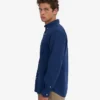 Organic Button Down-Hemd mit Knopfleiste – Marineblau