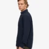 Organic Button Down-Hemd mit Knopfleiste – Marineblau