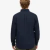 Organic Button Down-Hemd mit Knopfleiste – Marineblau