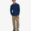 Organic Button Down-Hemd mit Knopfleiste – Marineblau