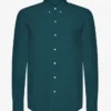 Organic Button Down-Hemd mit Knopfleiste – Ozeangrün