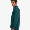 Organic Button Down-Hemd mit Knopfleiste – Ozeangrün