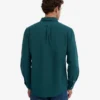 Organic Button Down-Hemd mit Knopfleiste – Ozeangrün