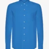 Organic Button Down-Hemd mit Knopfleiste – Pazifikblau