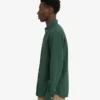 Organic Button Down-Hemd mit Knopfleiste – Smaragdgrün