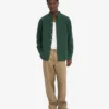 Organic Button Down-Hemd mit Knopfleiste – Smaragdgrün