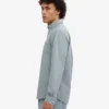 Organic Button Down Hemd mit Knopfleiste – Stahlblau
