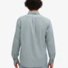 Organic Button Down Hemd mit Knopfleiste – Stahlblau