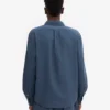 Organic Button Down Hemd – Petrolblau