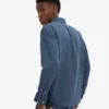 Organic Button Down Hemd – Petrolblau