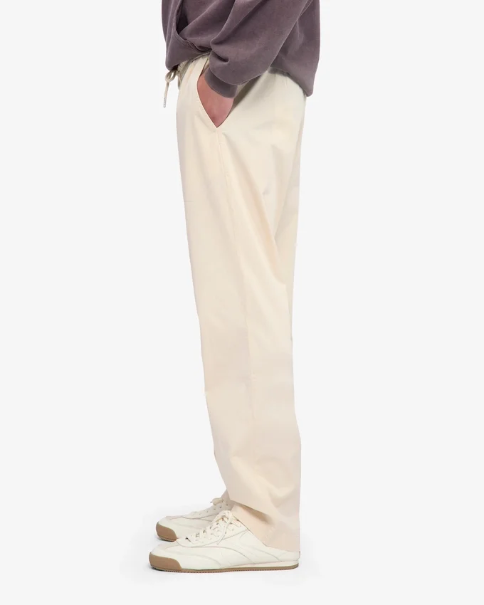 Organic Twill Pants – Elfenbeinweiß