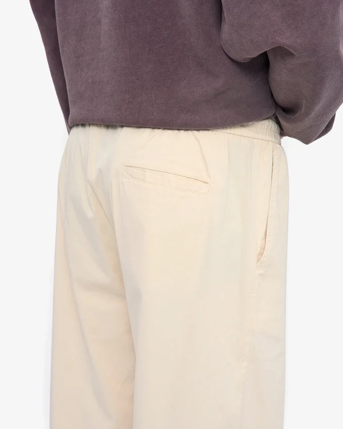 Organic Twill Pants – Elfenbeinweiß