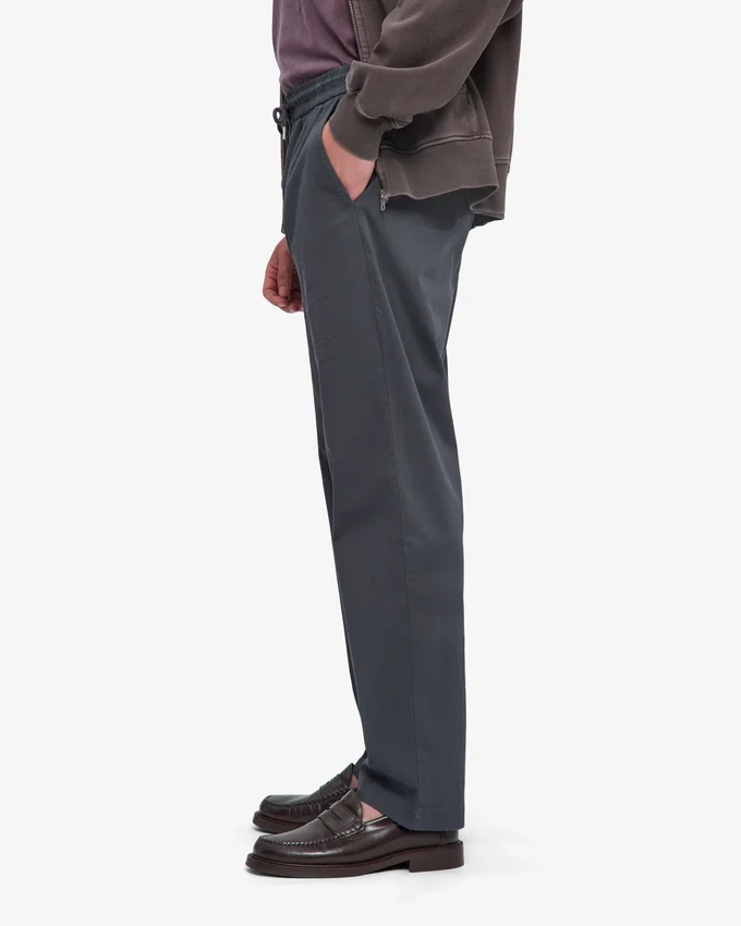 Organic Twill Pants – Lava-Grau