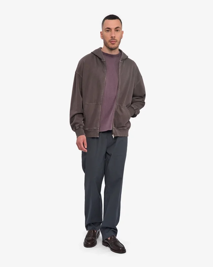 Organic Twill Pants – Lava-Grau