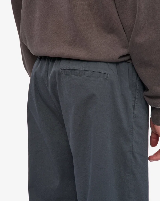 Organic Twill Pants – Lava-Grau