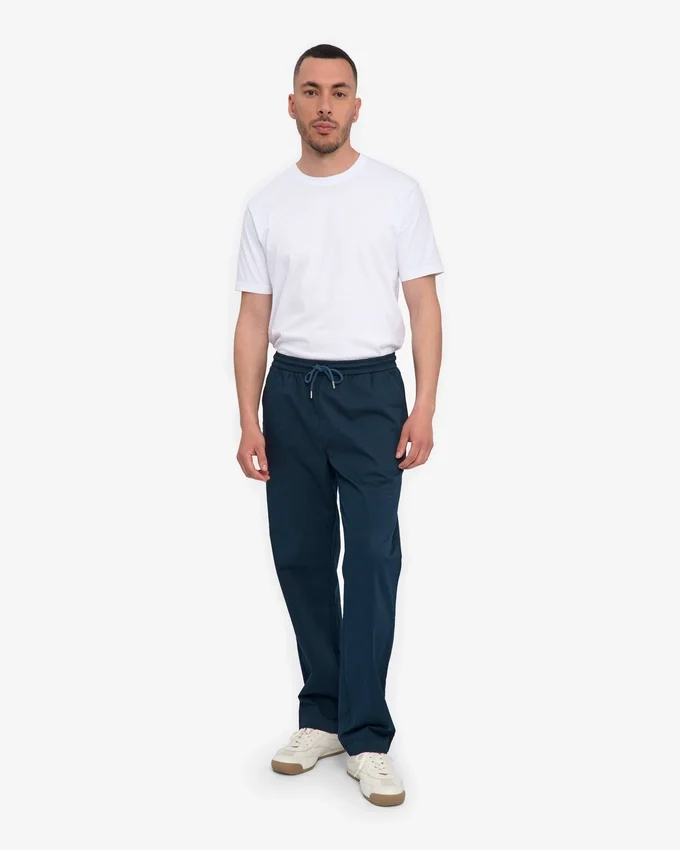 Organic Twill Pants – Marineblau