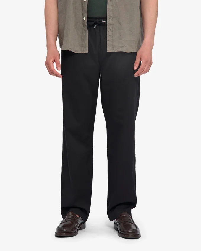 Organic Twill Pants – Tiefschwarz
