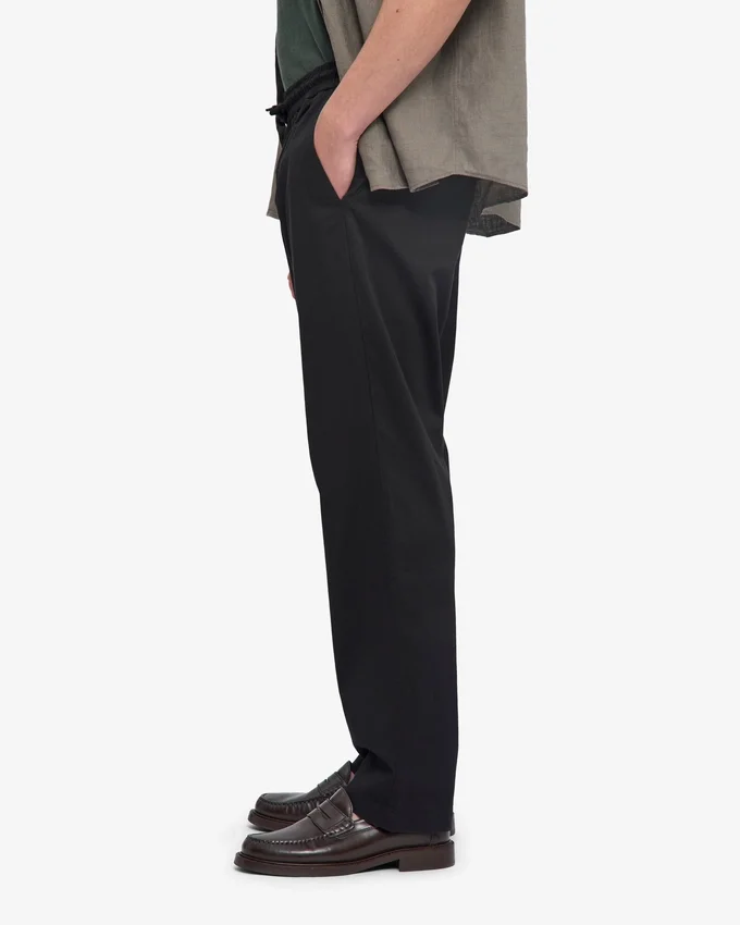 Organic Twill Pants – Tiefschwarz