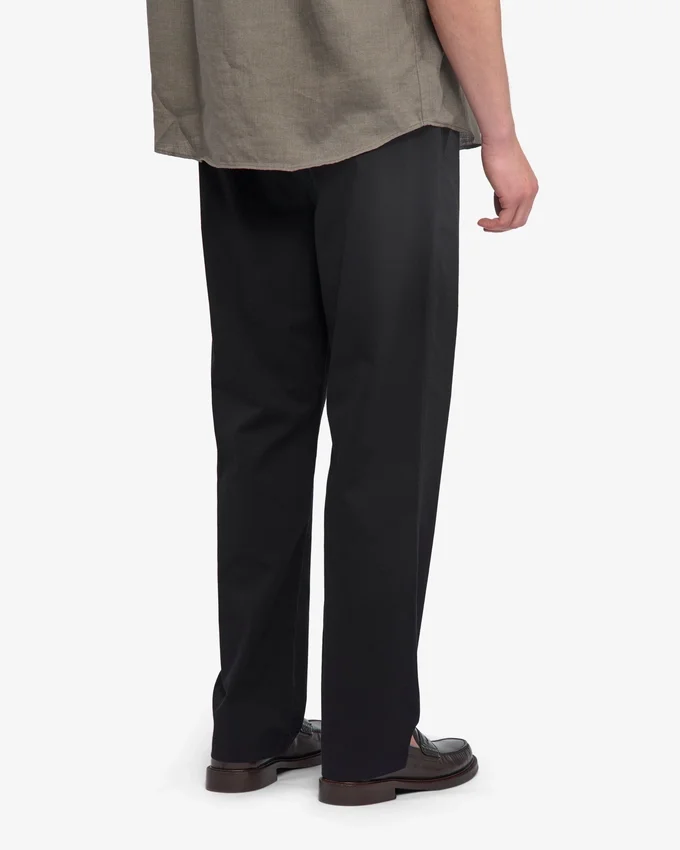 Organic Twill Pants – Tiefschwarz