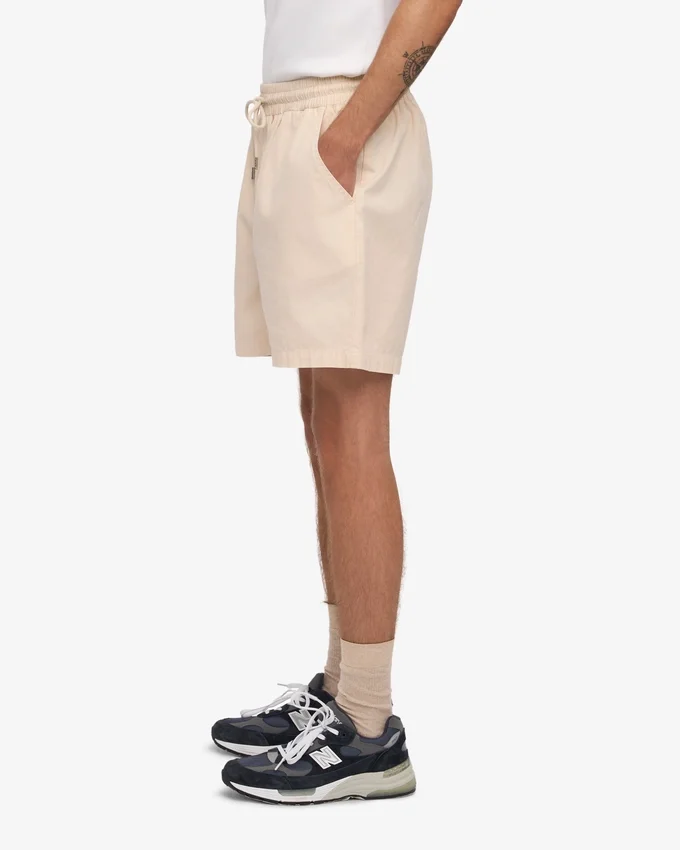 Organic Twill Shorts – Elfenbeinweiß