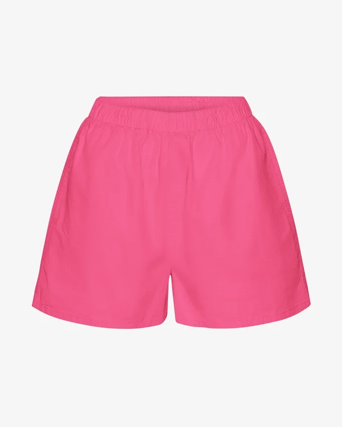 Organic Twill Shorts für Damen – Bubblegum-Pink