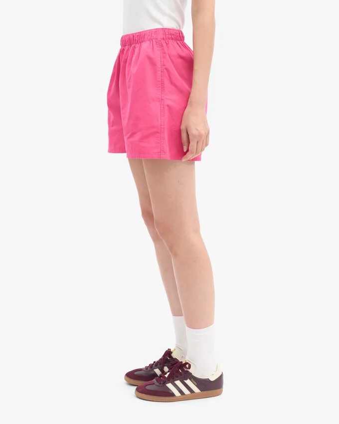 Organic Twill Shorts für Damen – Bubblegum-Pink