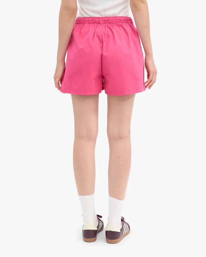 Organic Twill Shorts für Damen – Bubblegum-Pink