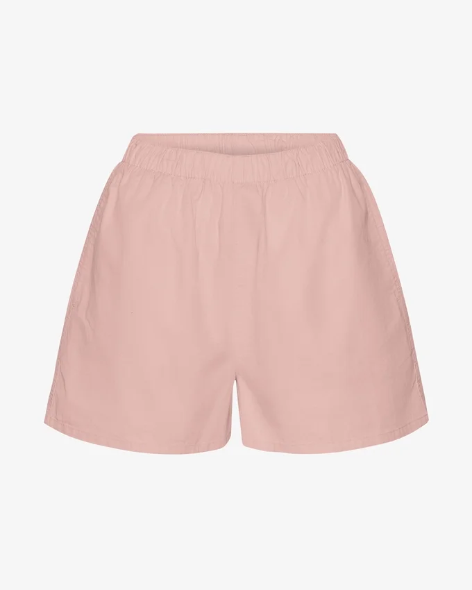 Organic Twill Shorts für Damen – Faded Pink