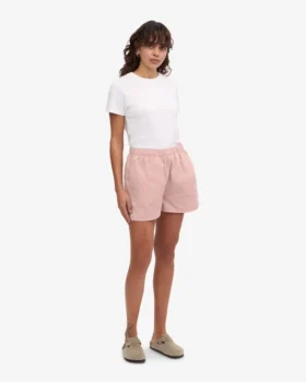 Organic Twill Shorts für Damen – Faded Pink