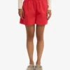 Organic Twill Shorts für Damen – Mandarinenrot