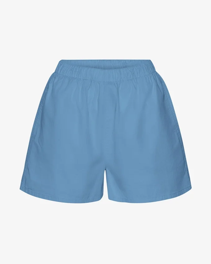 Organic Twill Shorts für Damen – Meeresblau