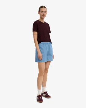Organic Twill Shorts für Damen – Meeresblau