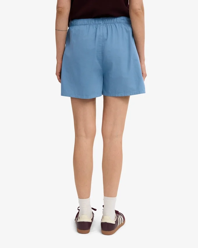 Organic Twill Shorts für Damen – Meeresblau
