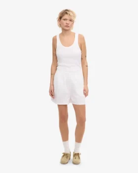 Organic Twill Shorts für Damen – Optisches Weiß