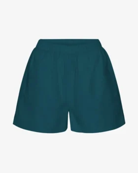Organic Twill Shorts für Damen – Ozeangrün