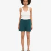 Organic Twill Shorts für Damen – Ozeangrün