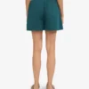 Organic Twill Shorts für Damen – Ozeangrün
