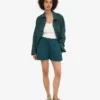 Organic Twill Shorts für Damen – Ozeangrün