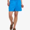 Organic Twill Shorts für Damen – Pazifikblau