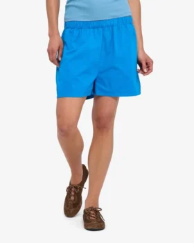 Organic Twill Shorts für Damen – Pazifikblau